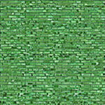 緑色のレンガのパターン