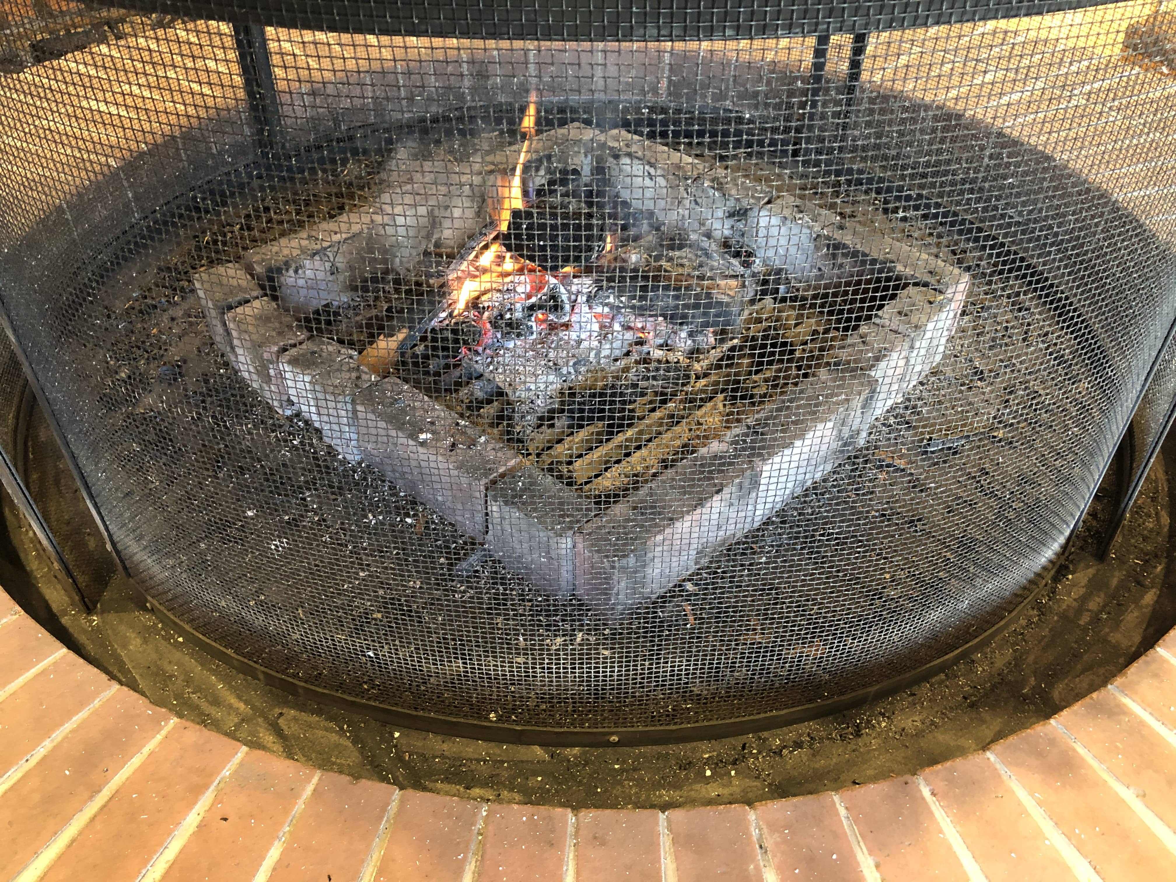 丸型の暖炉